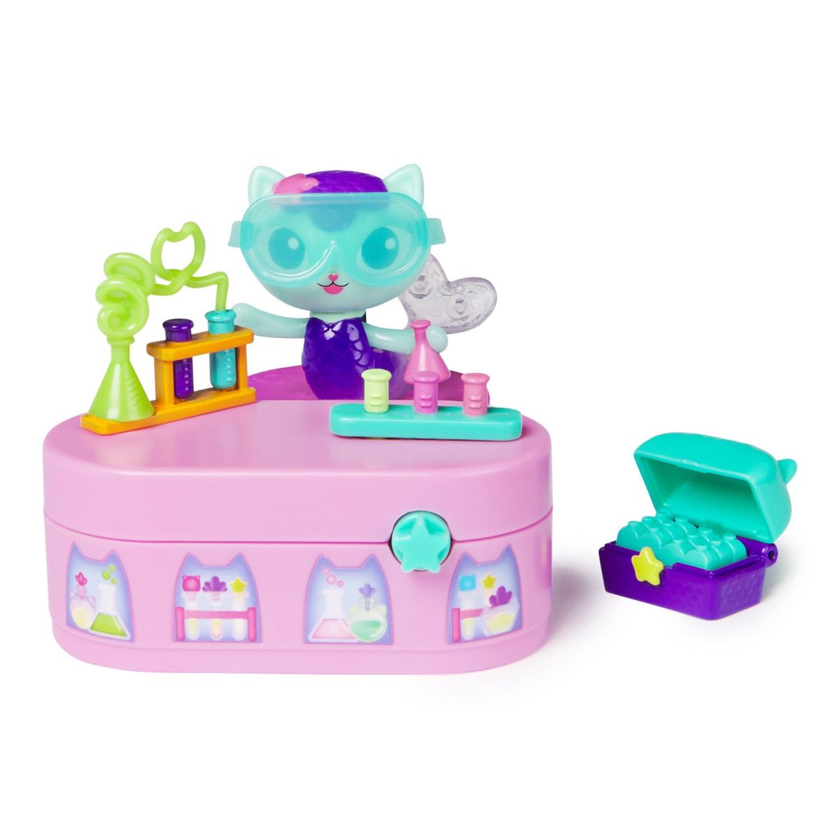 LA CASA DE GABBY - Set Figura Bobble Kitty  Gabbys Dollhouse