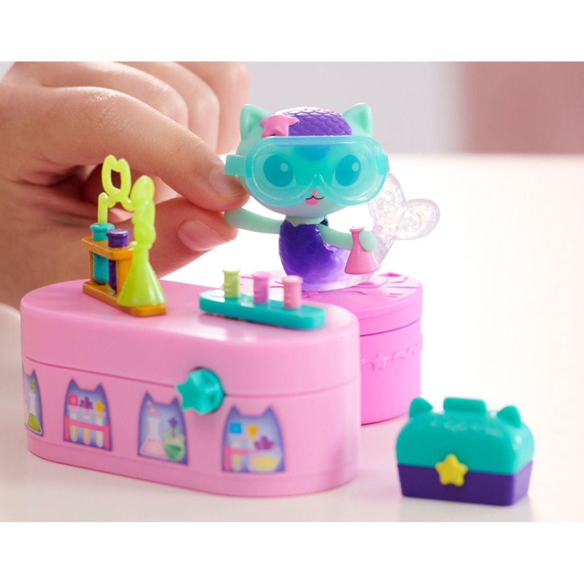 LA CASA DE GABBY - Set Figura Bobble Kitty  Gabbys Dollhouse