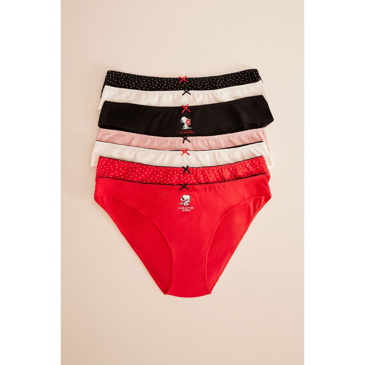 WOMEN SECRET - Pack X7 Calzones Snoopy Women Secret