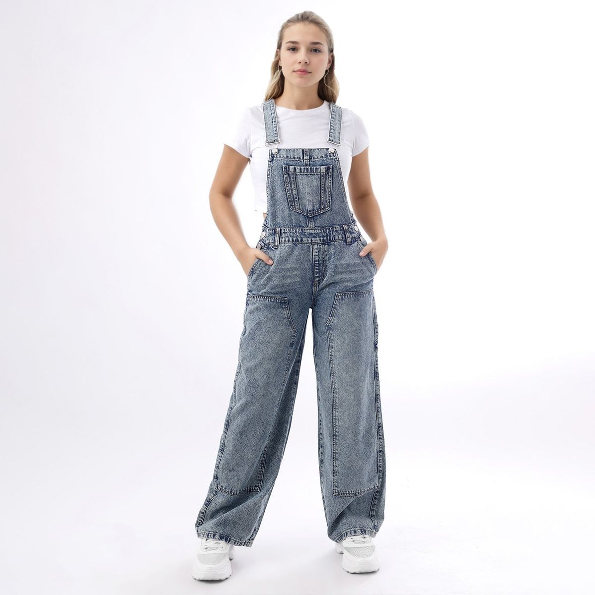 KANSAS - Jean Overol Algodón Mujer Kansas