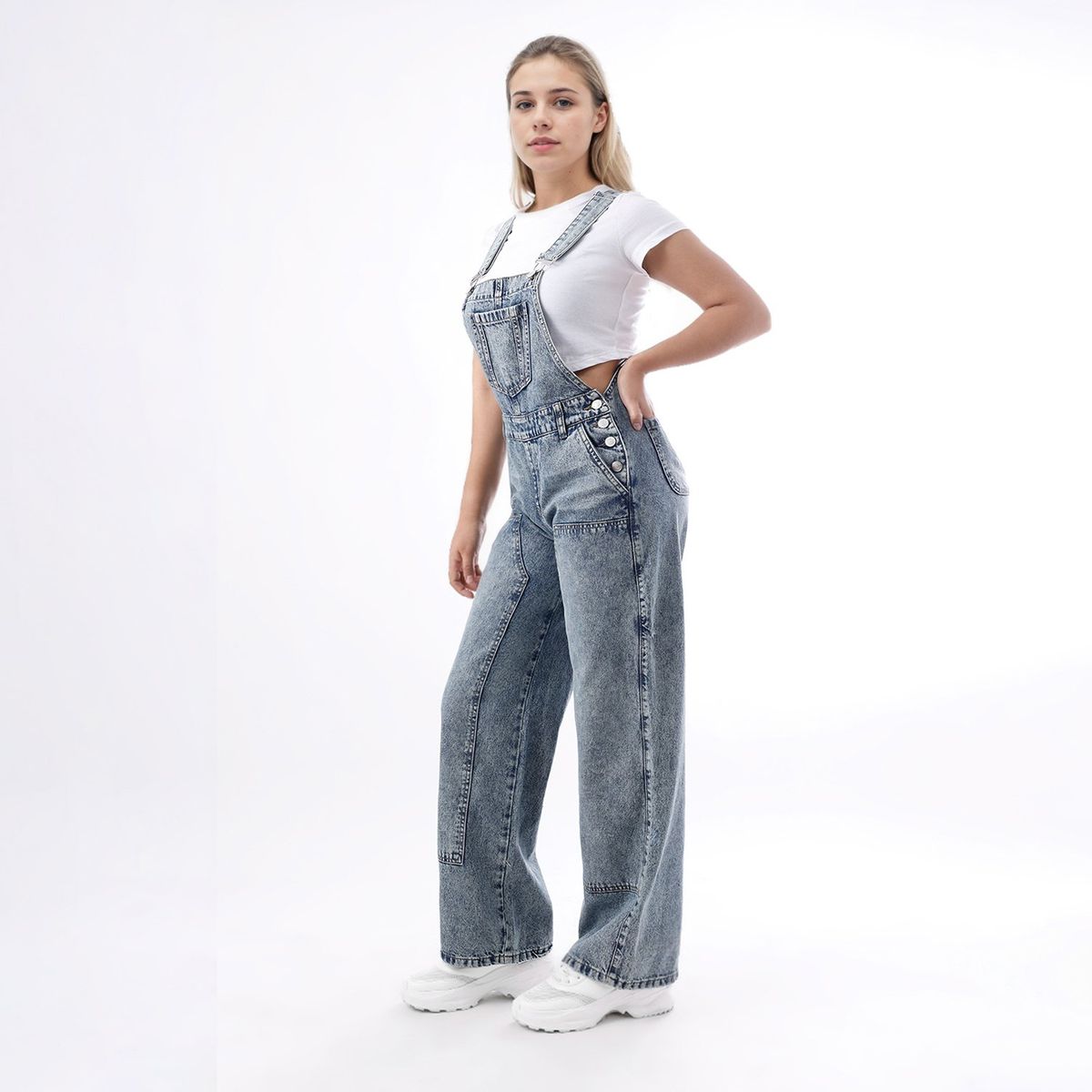 KANSAS - Jean Overol Algodón Mujer Kansas