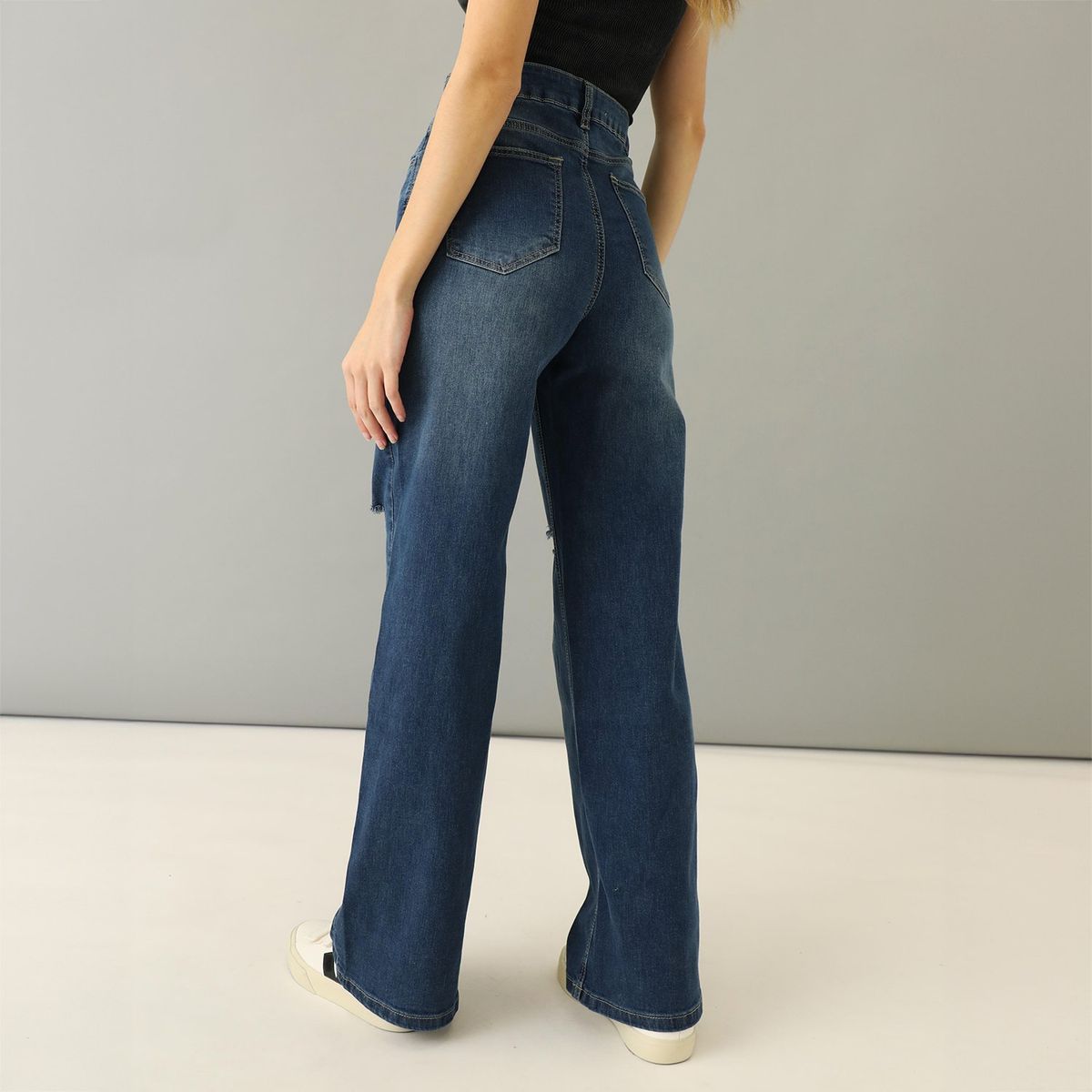 KAYRA POBLET - Jean Wide Algodón Mujer Kayra Poblet