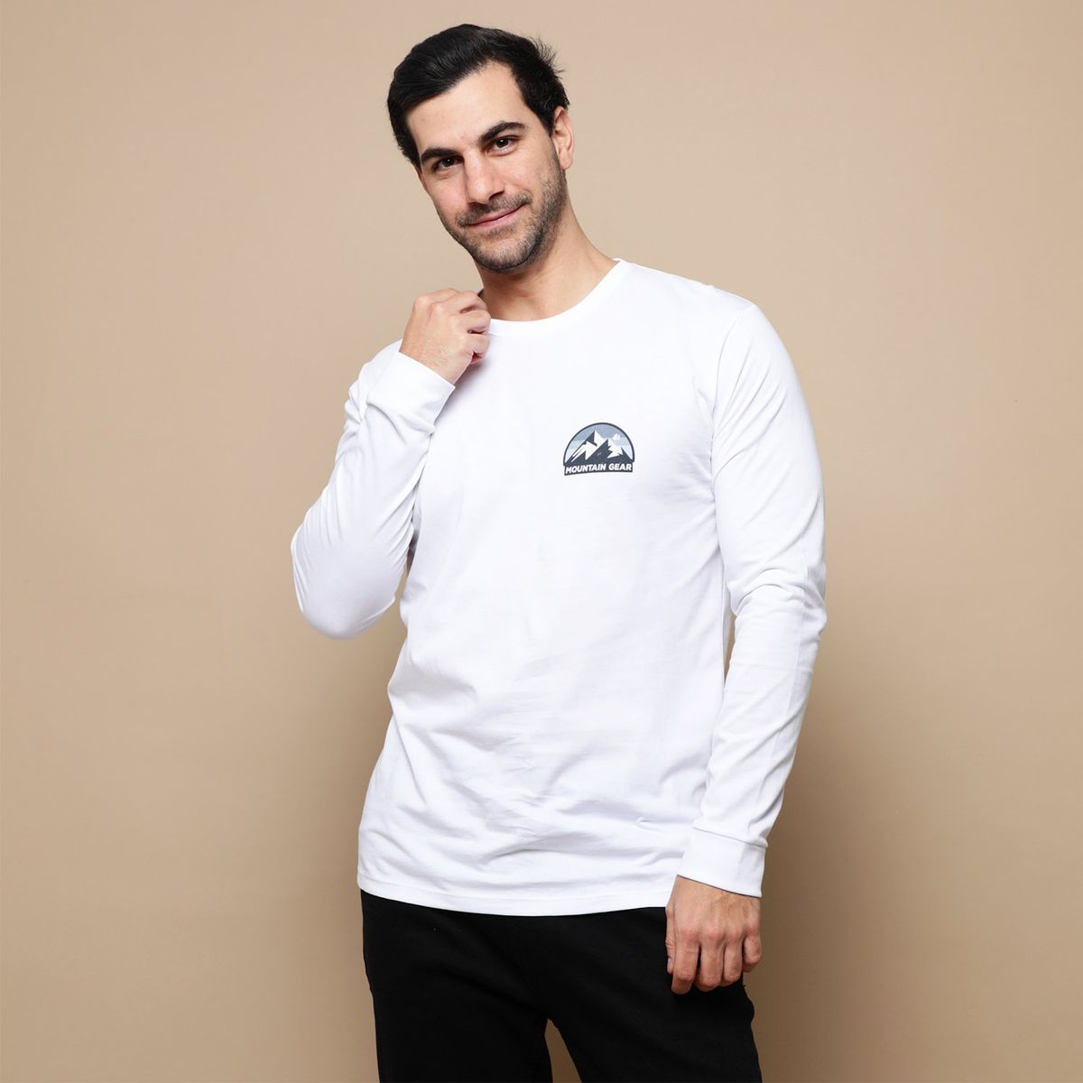 MOUNTAIN GEAR - Polo Manga Larga Hombre Mountain Gear