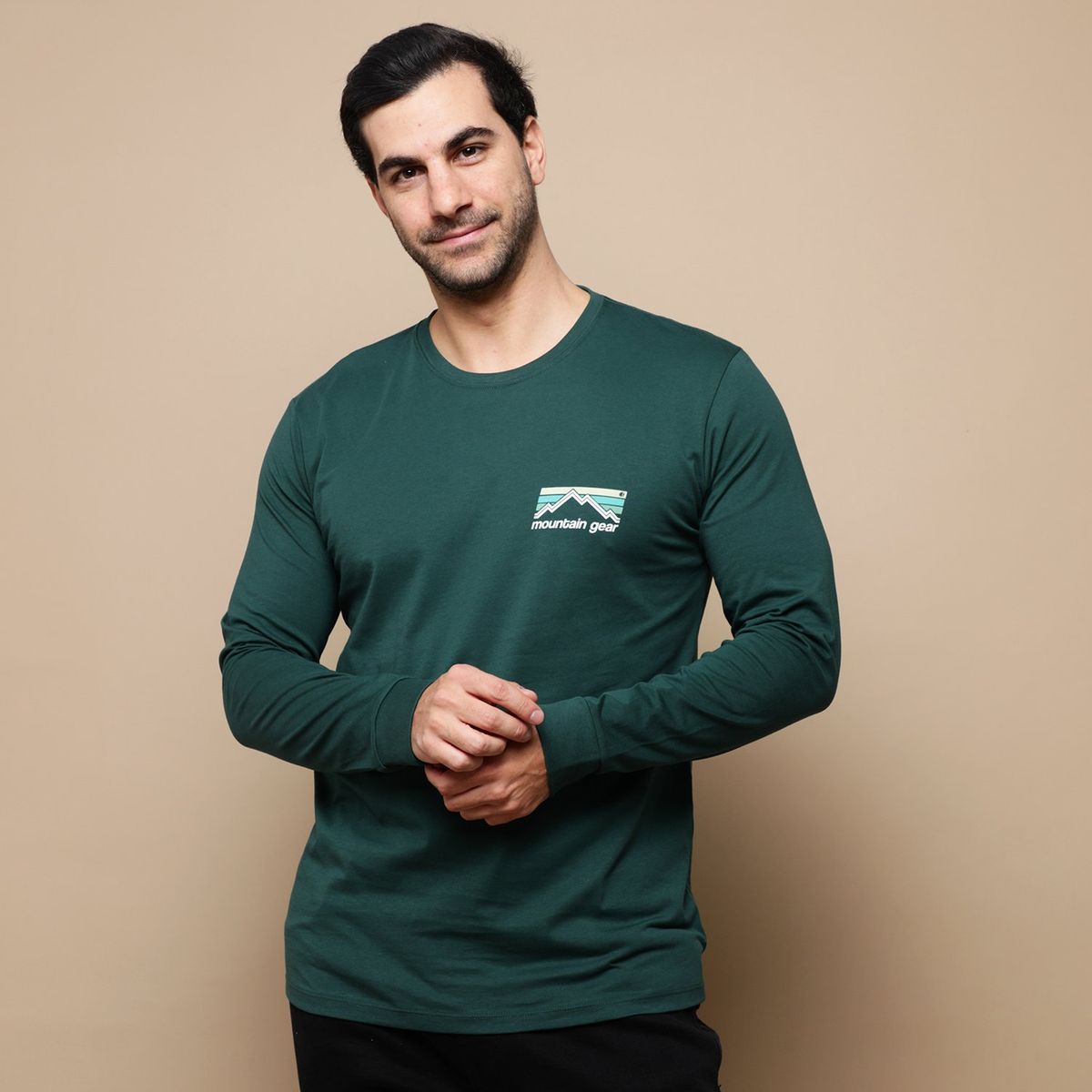 MOUNTAIN GEAR - Polo Manga Larga Hombre Mountain Gear