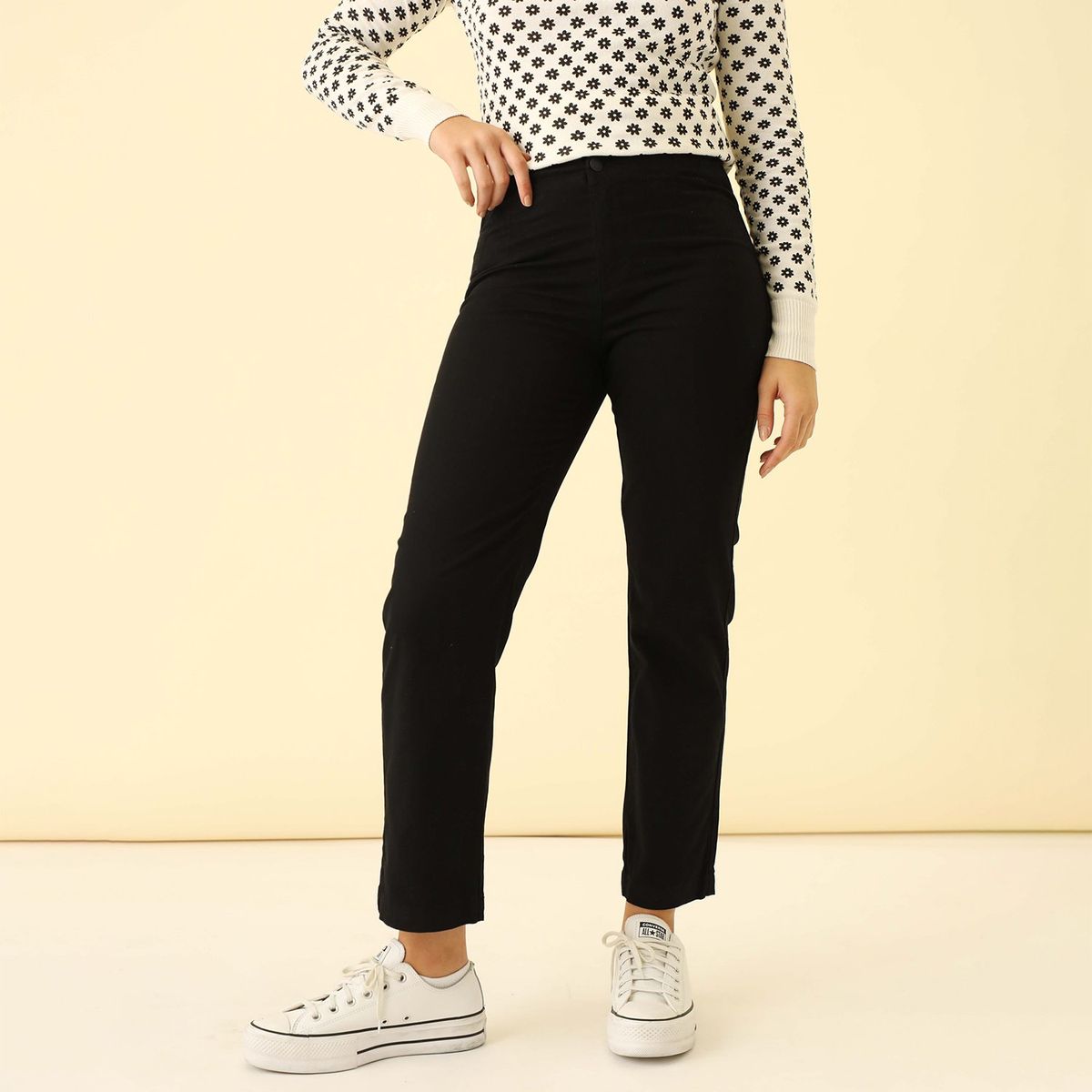 SYBILLA - Pantalón Algodón Mujer Sybilla