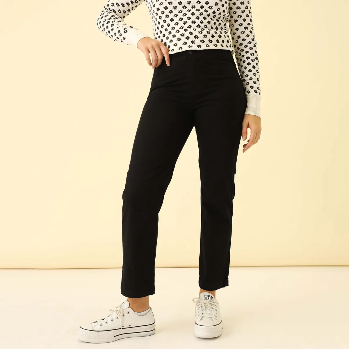 SYBILLA - Pantalón Algodón Mujer Sybilla