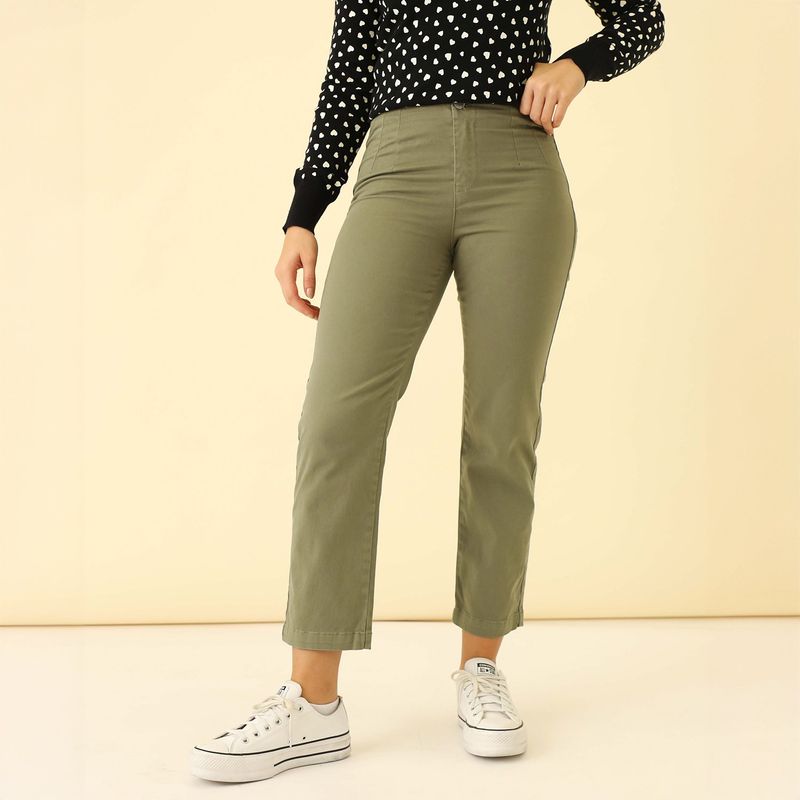 SYBILLA - Pantalón Algodón Mujer Sybilla