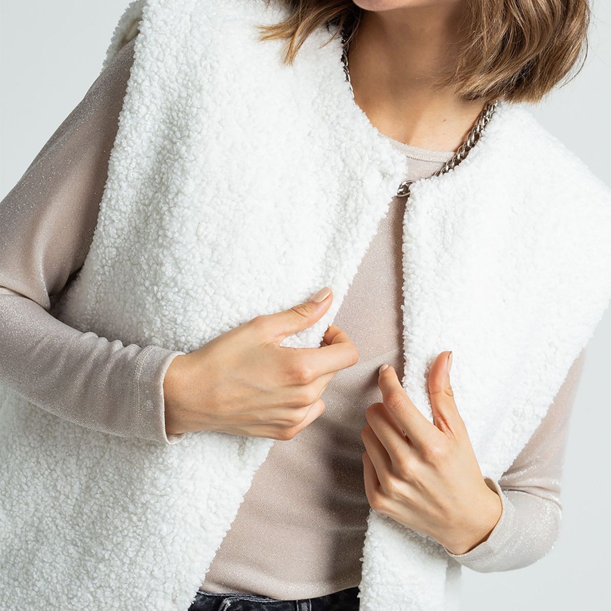 NAF NAF - Chaleco Casual Mujer Naf Naf