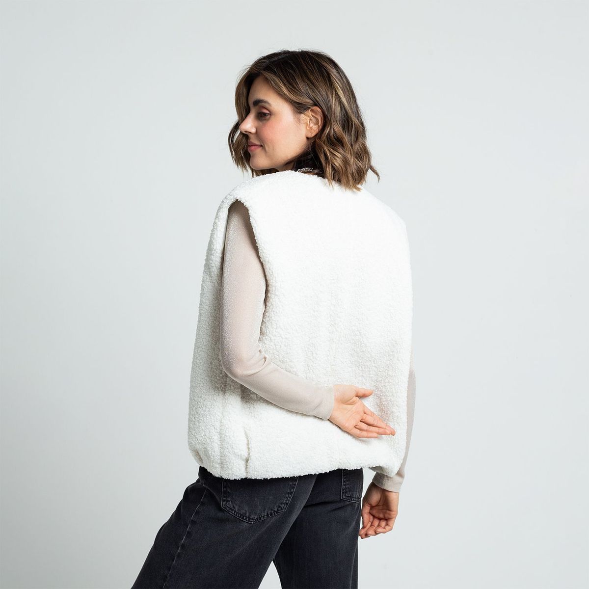 NAF NAF - Chaleco Casual Mujer Naf Naf