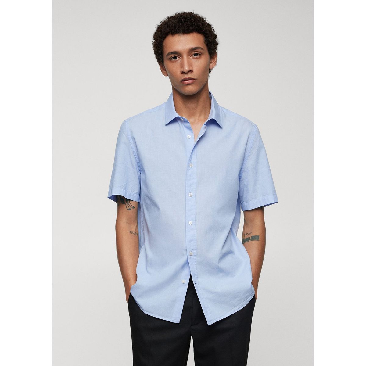 MANGO - CAMISA 252GINZA-CAMISA 252GINZA-H