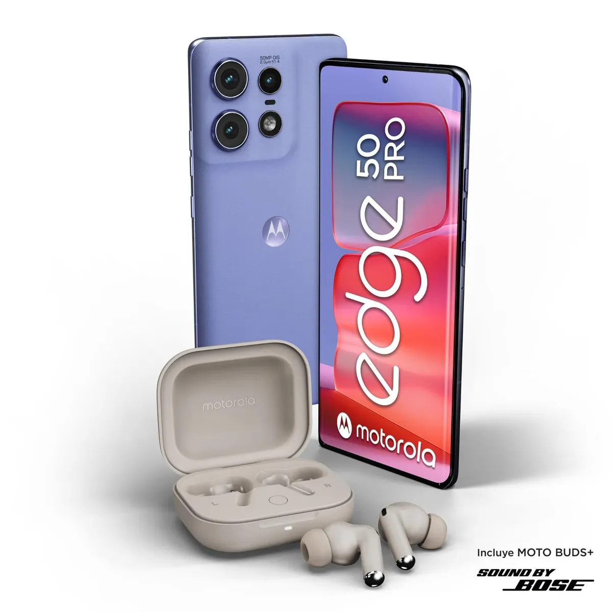 MOTOROLA - Moto Edge 50 Pro 512GB + Buds
