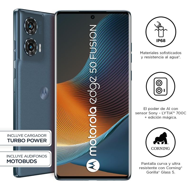 MOTOROLA - Moto Edge 50 Fusion + Buds