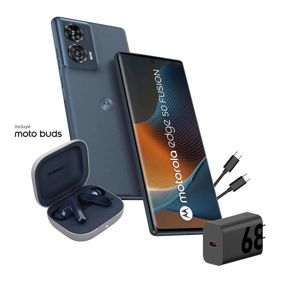 MOTOROLA - Moto Edge 50 Fusion + Buds