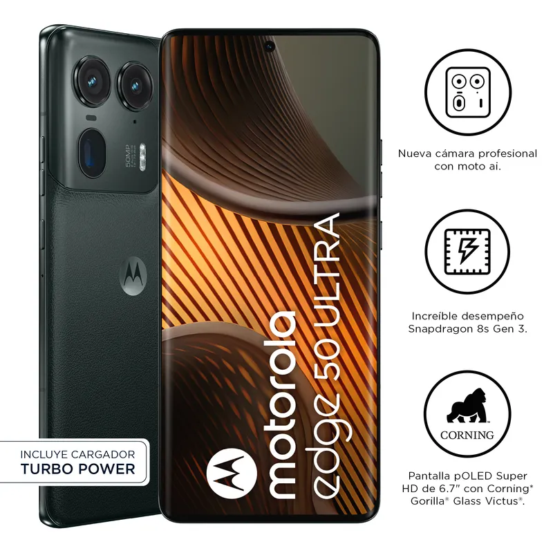 MOTOROLA - Moto Edge 50 Ultra Naranja+bun