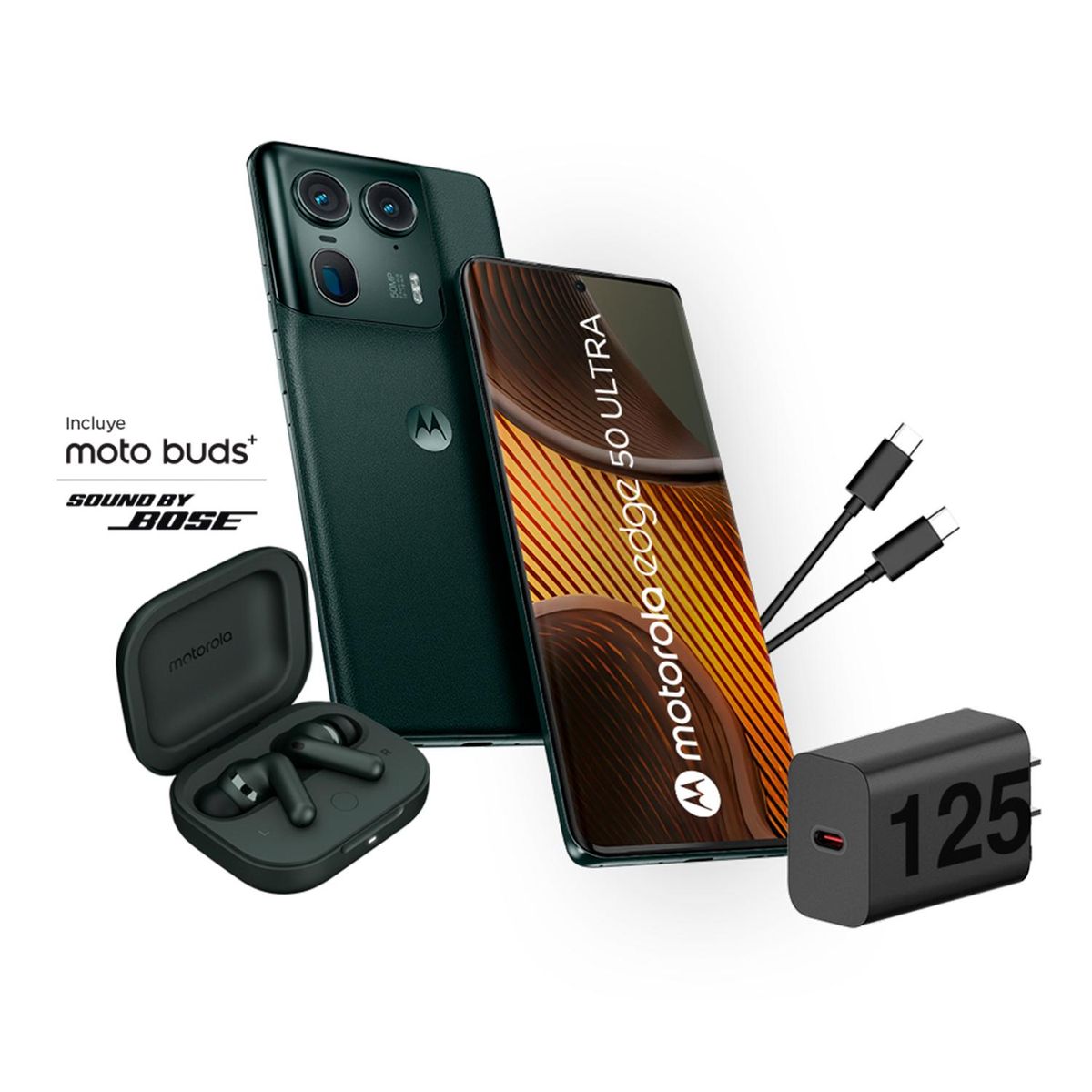 MOTOROLA - Moto Edge 50 Ultra Naranja+bun