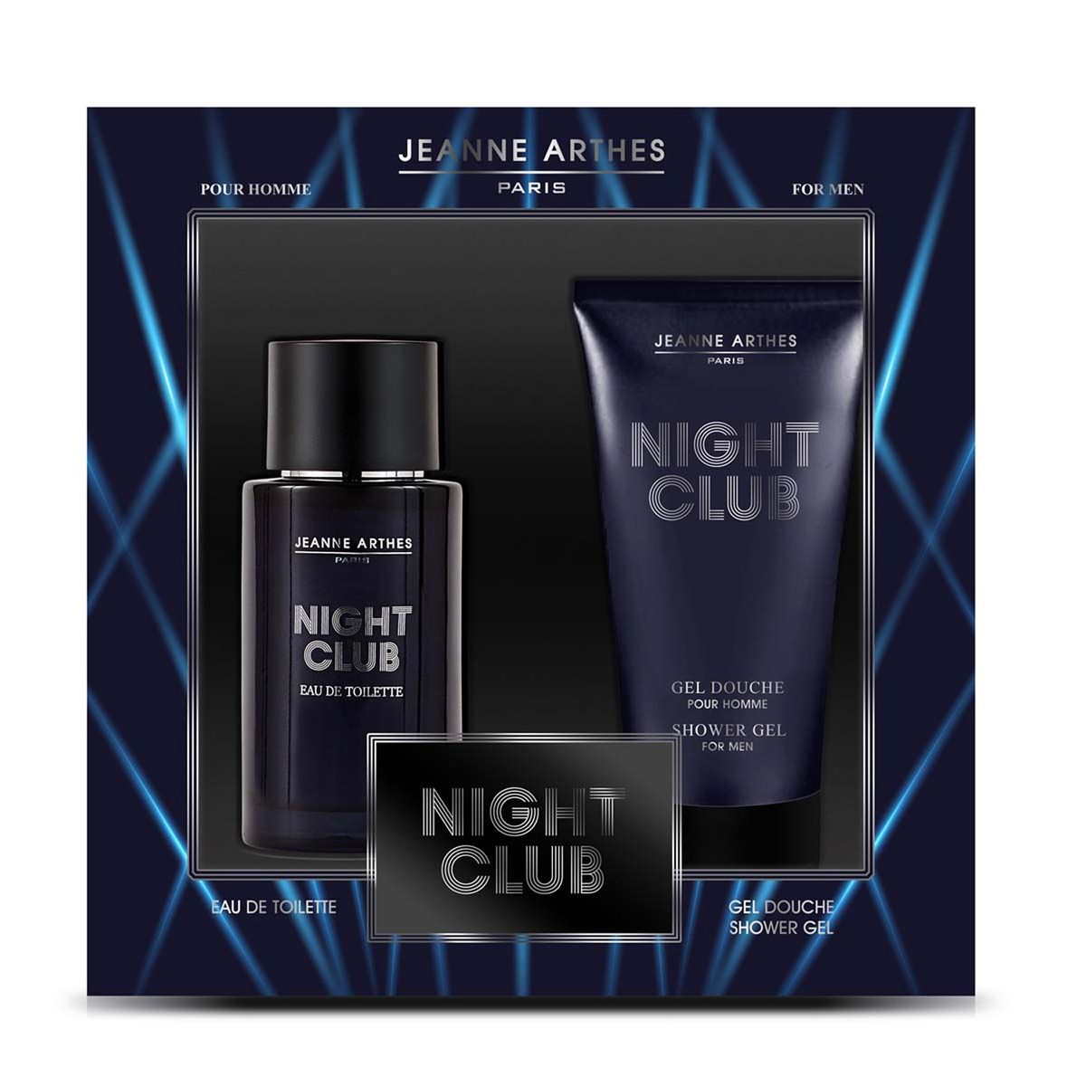 JEANNE ARTHES - Estuche Night Club Eau De Toilette 100 Ml Y Gel De Ducha 150 Ml Hombre