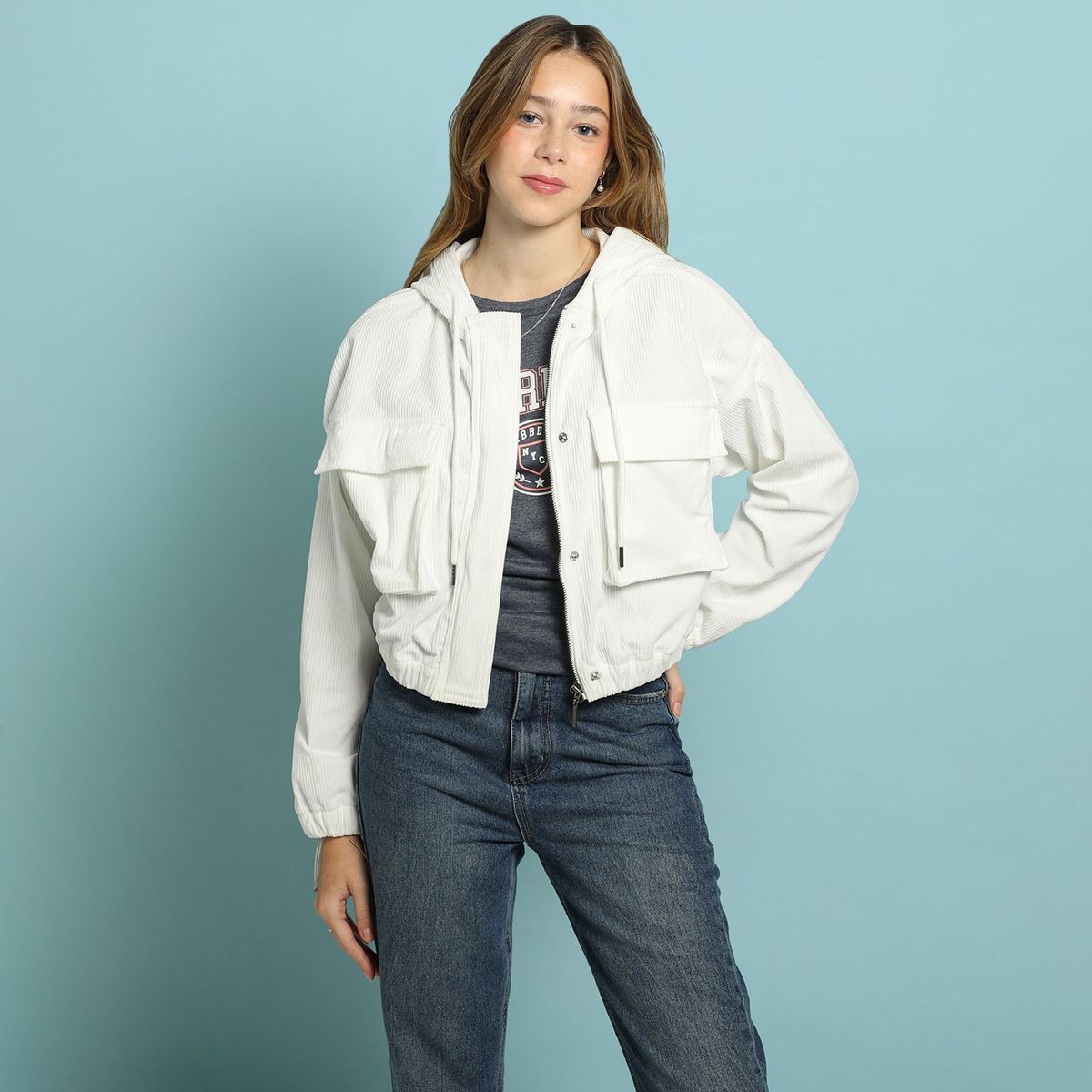 AMERICAN ABBEY - Casaca Bomber Mujer American Abbey