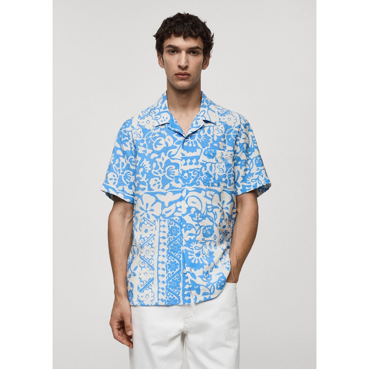 MANGO - Camisa Casual Hombre Mango