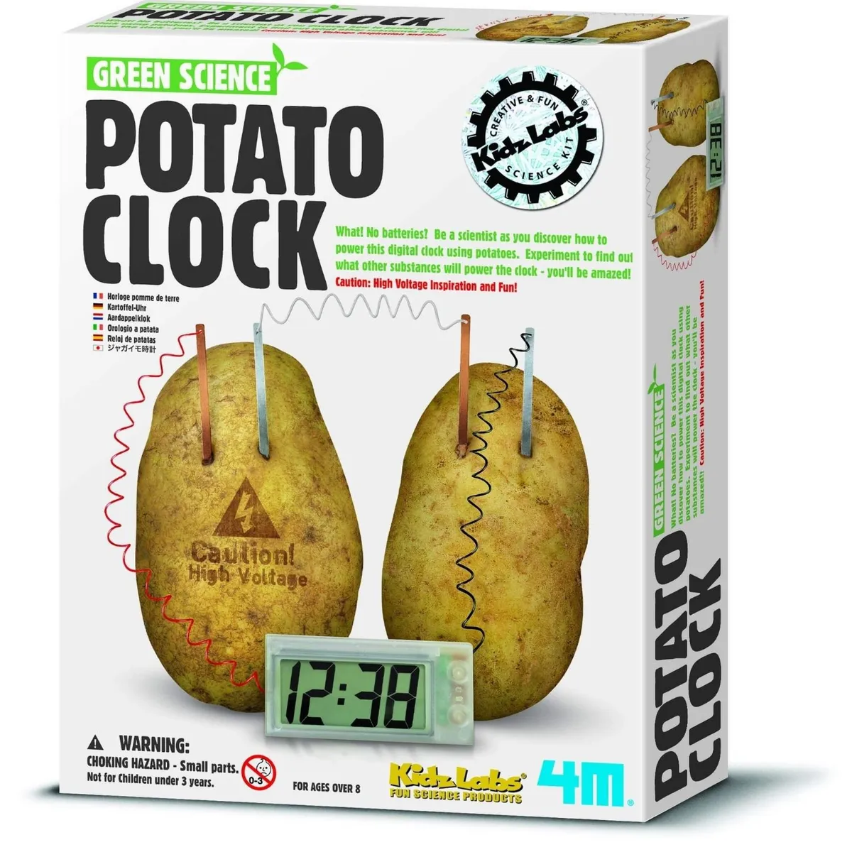 4M - Set De Ciencia Y Experimento Crea Un Reloj Con Papas