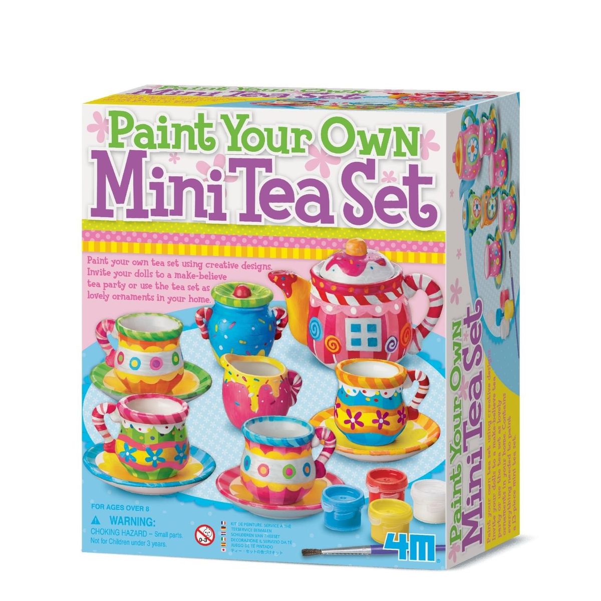 4M - Set Pinta Y Decora Mini De Tazas De Té