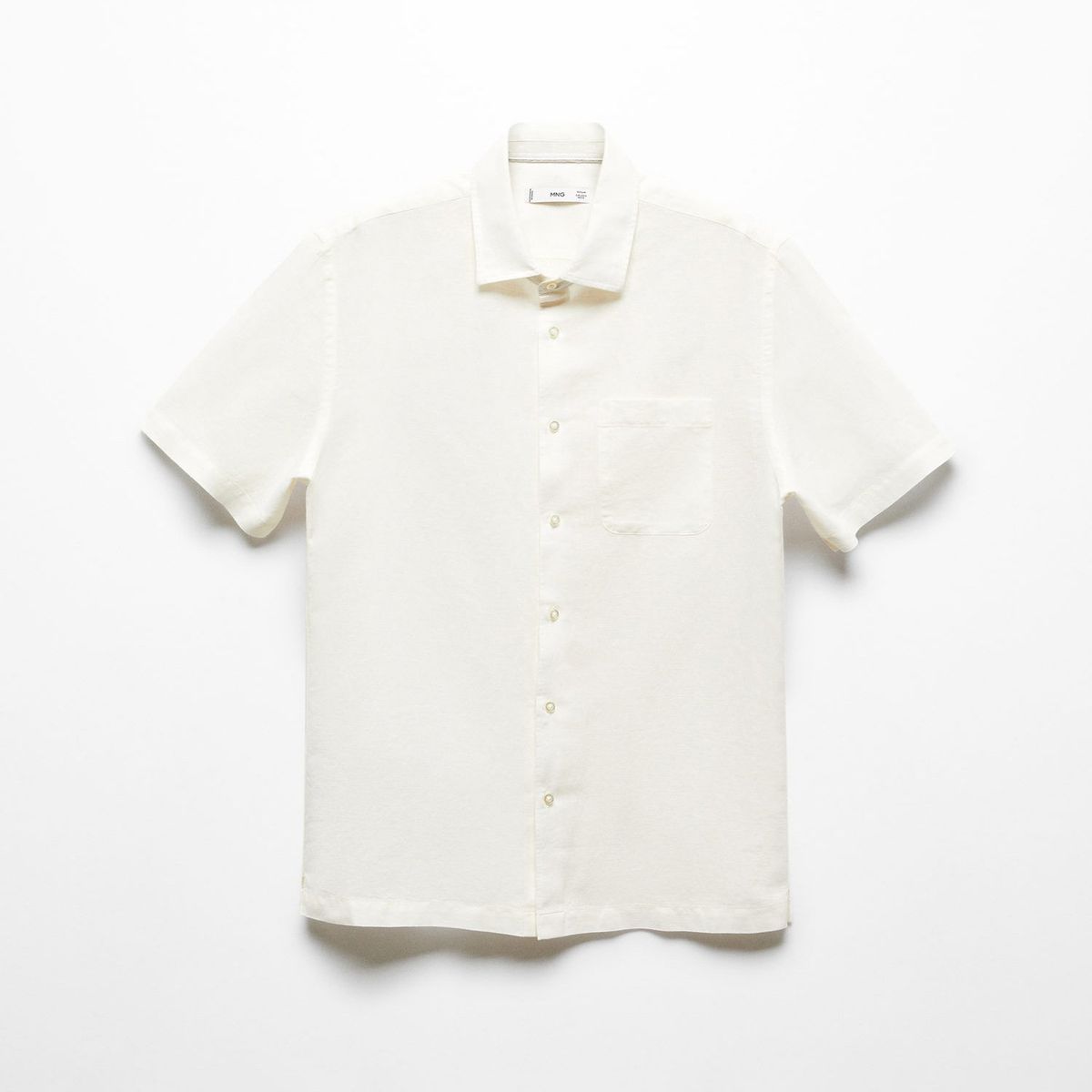 MANGO - Camisa Lino Hombre Mango He