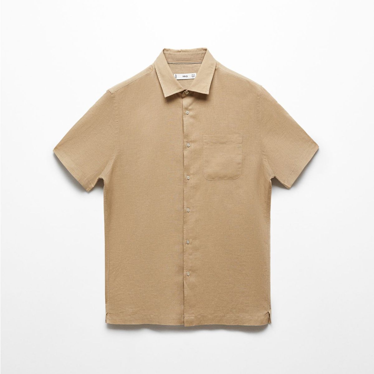 MANGO - Camisa Lino Hombre Mango He