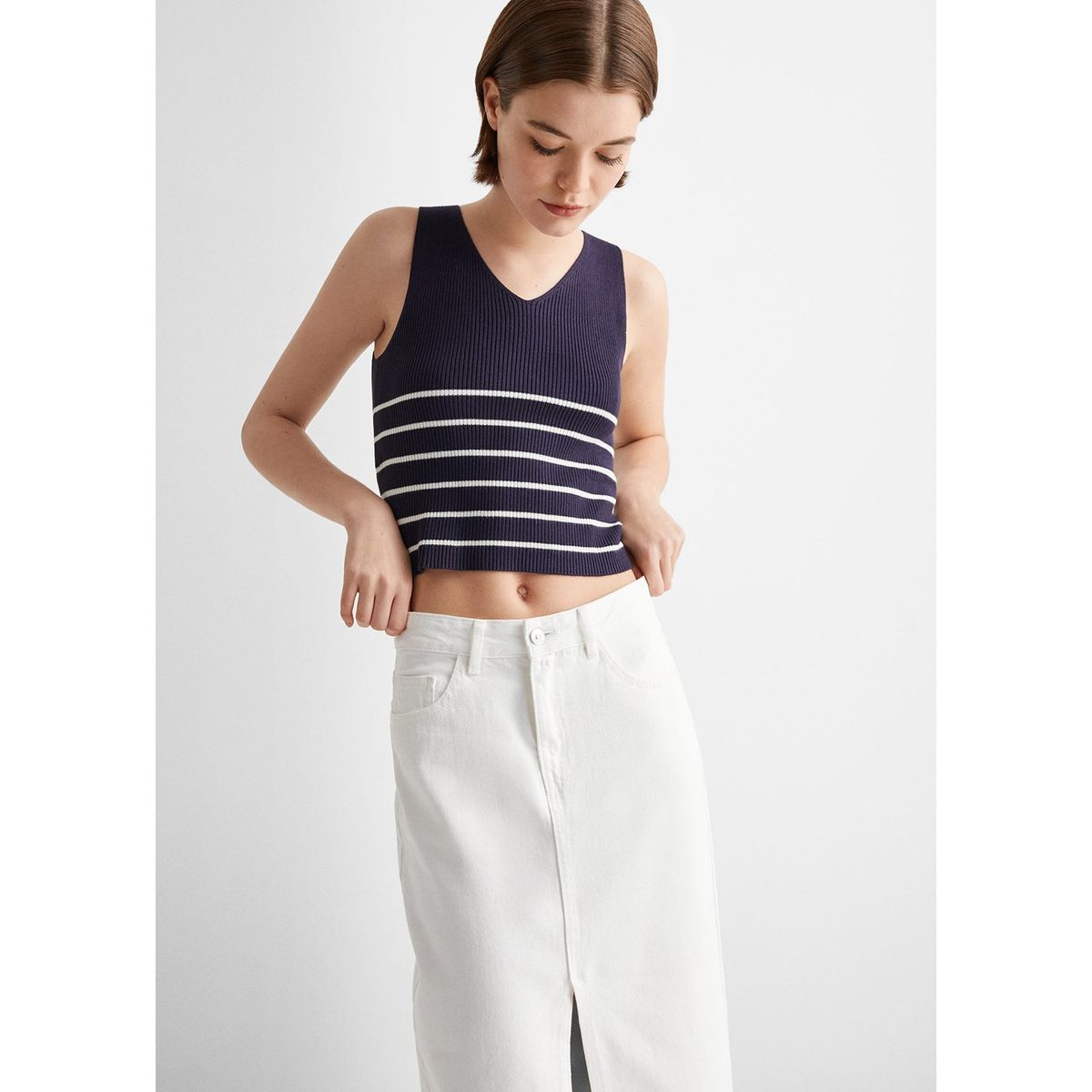 MANGO TEEN - Falda Mujer Mango Teen