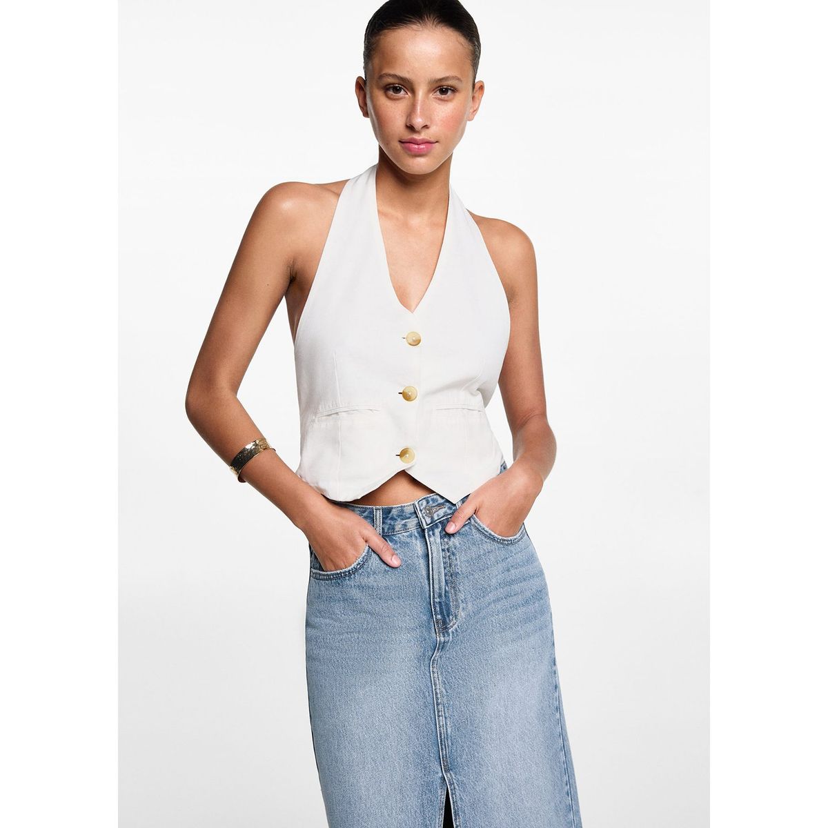 MANGO TEEN - Falda Mujer Mango Teen