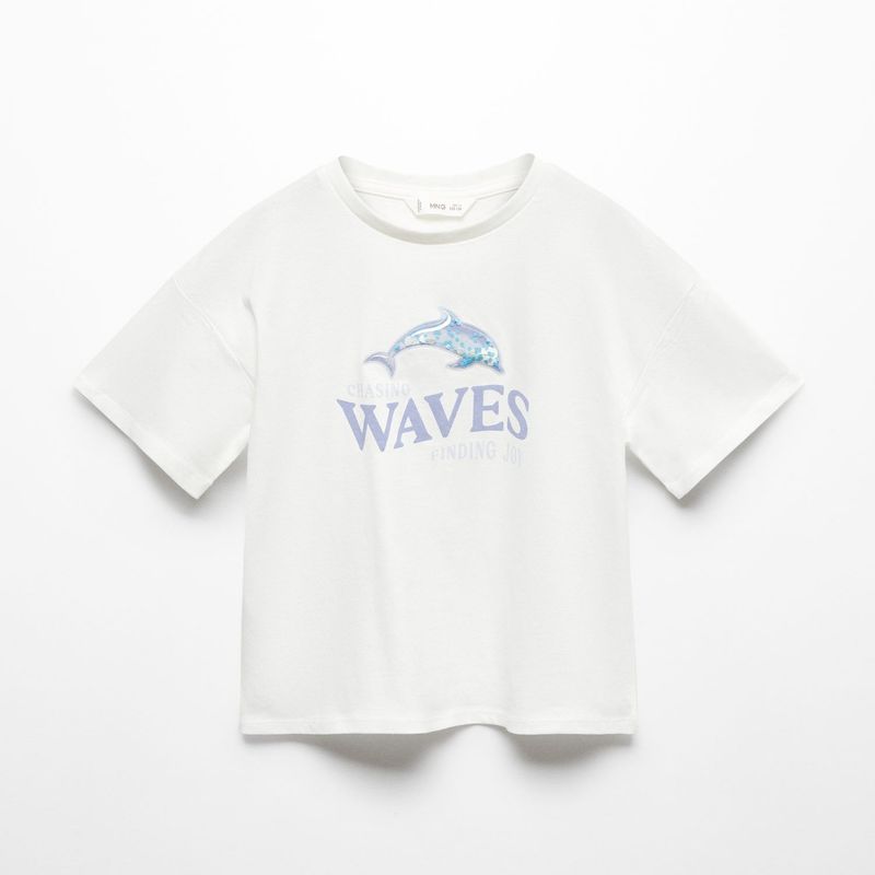 MANGO KIDS - Polo Niña Manga Corta Algodón Mango Kids