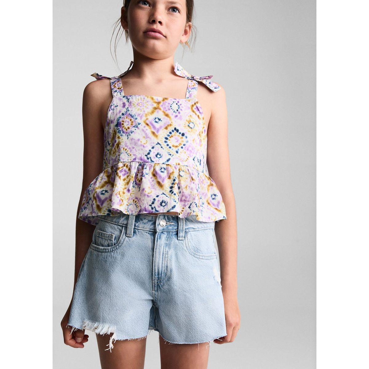 MANGO KIDS - Short Niña Algodón Mango Kids