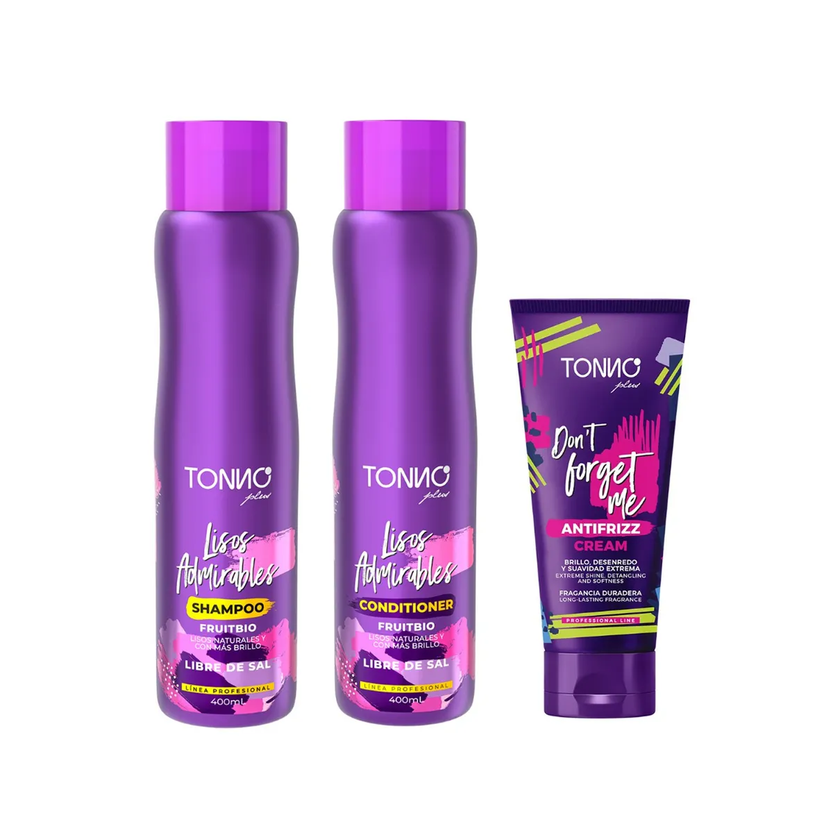 TONNO PLUS - Set Para Cabello Lisos Admirables con Dont Forget Me Tonno Plus