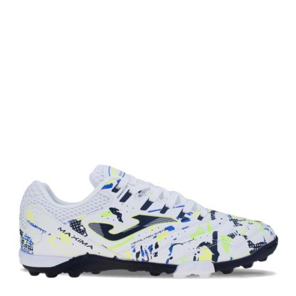 JOMA - Zapatillas De Fútbol  Hombre Joma Maxima 2432 White Lemon Fluor Tf Blanco