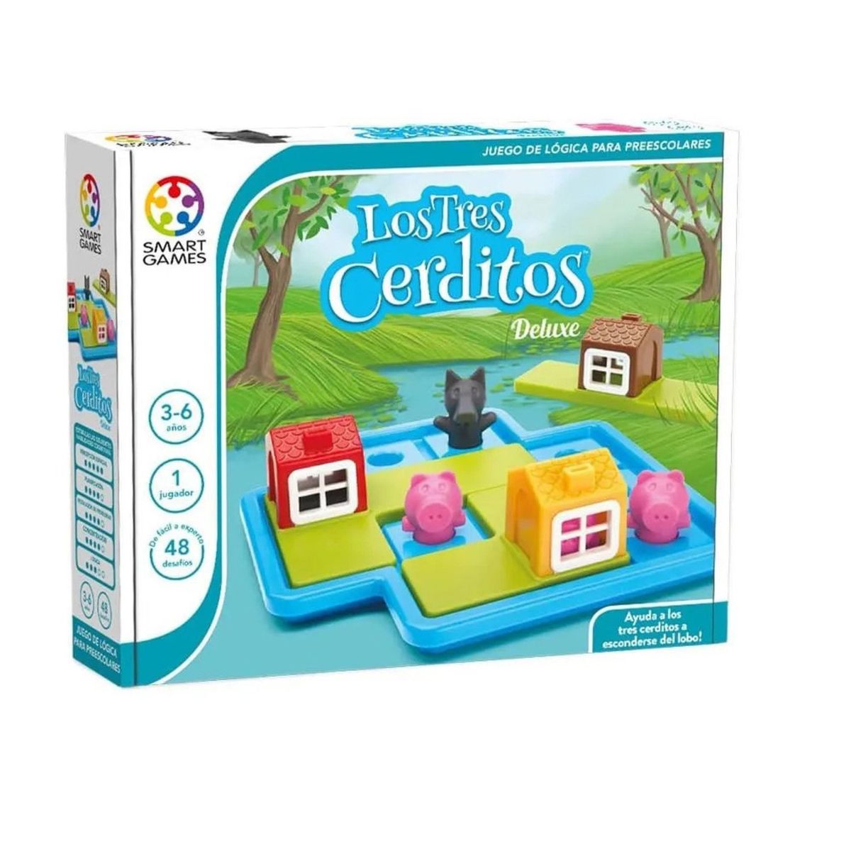 SMART GAMES - Juego De Mesa Los Tres Cerditos Smart Games