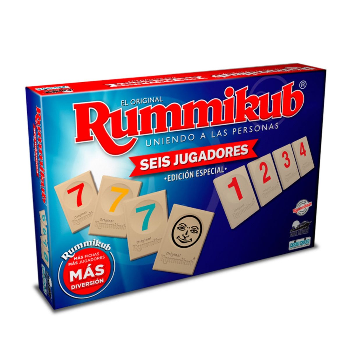 MAR LUDICO - Juego De Mesa Rummikub Xp 6 Jugadores Mar Ludico