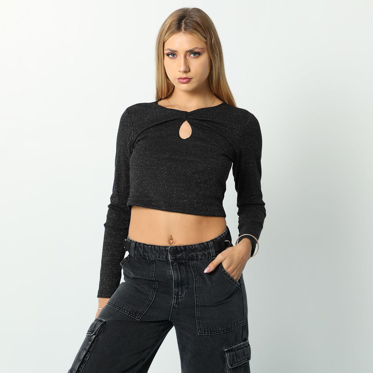 SYBILLA - Top Manga Larga Mujer Sybilla