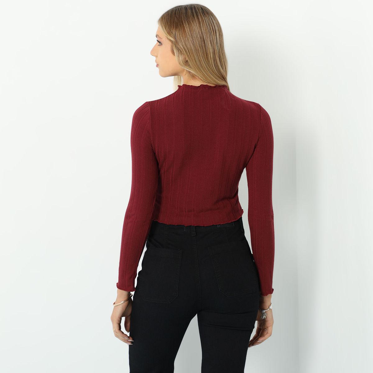 SYBILLA - Top Manga Larga Mujer Sybilla