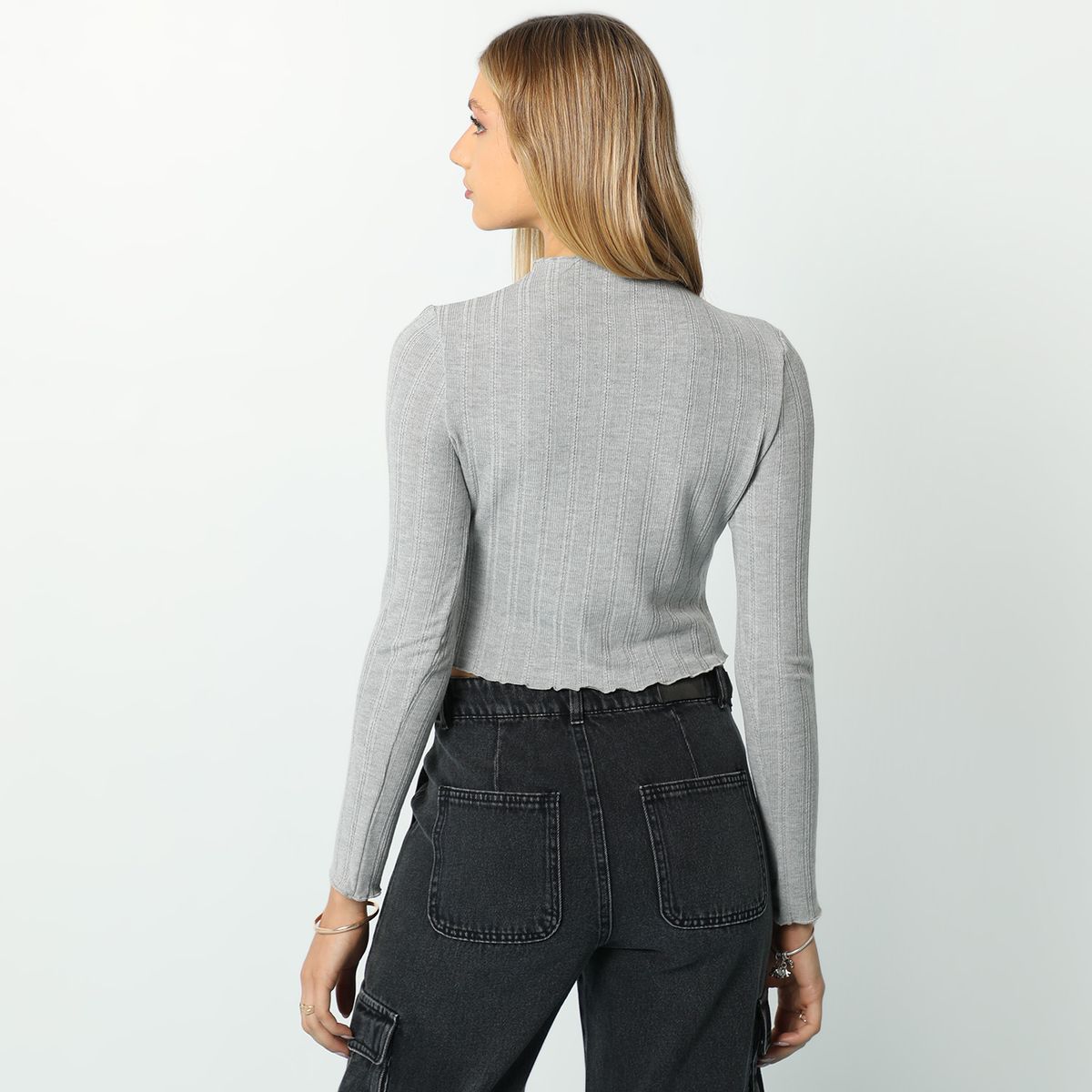 SYBILLA - Top Manga Larga Mujer Sybilla