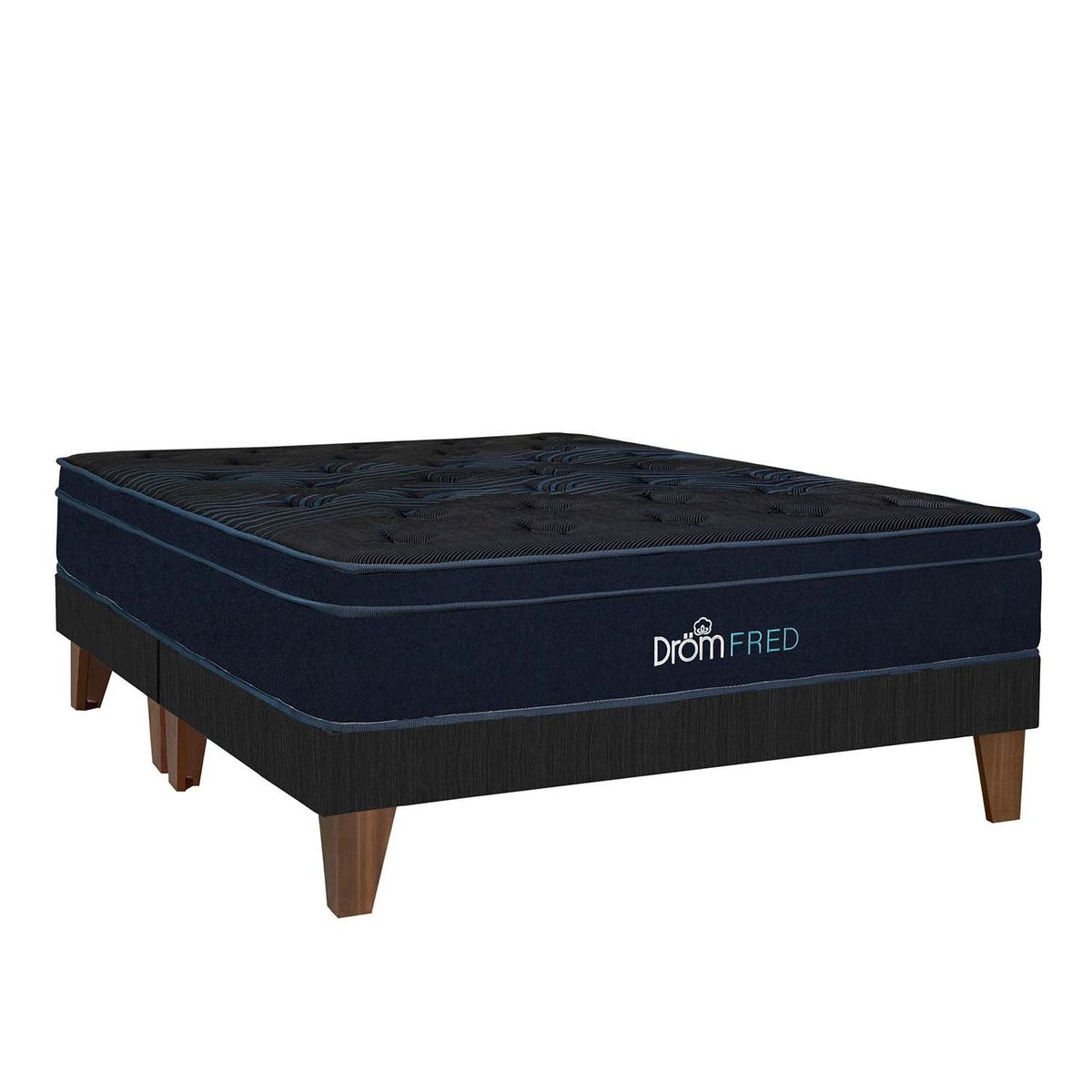 DROM - Cama Europea Fred King Negro