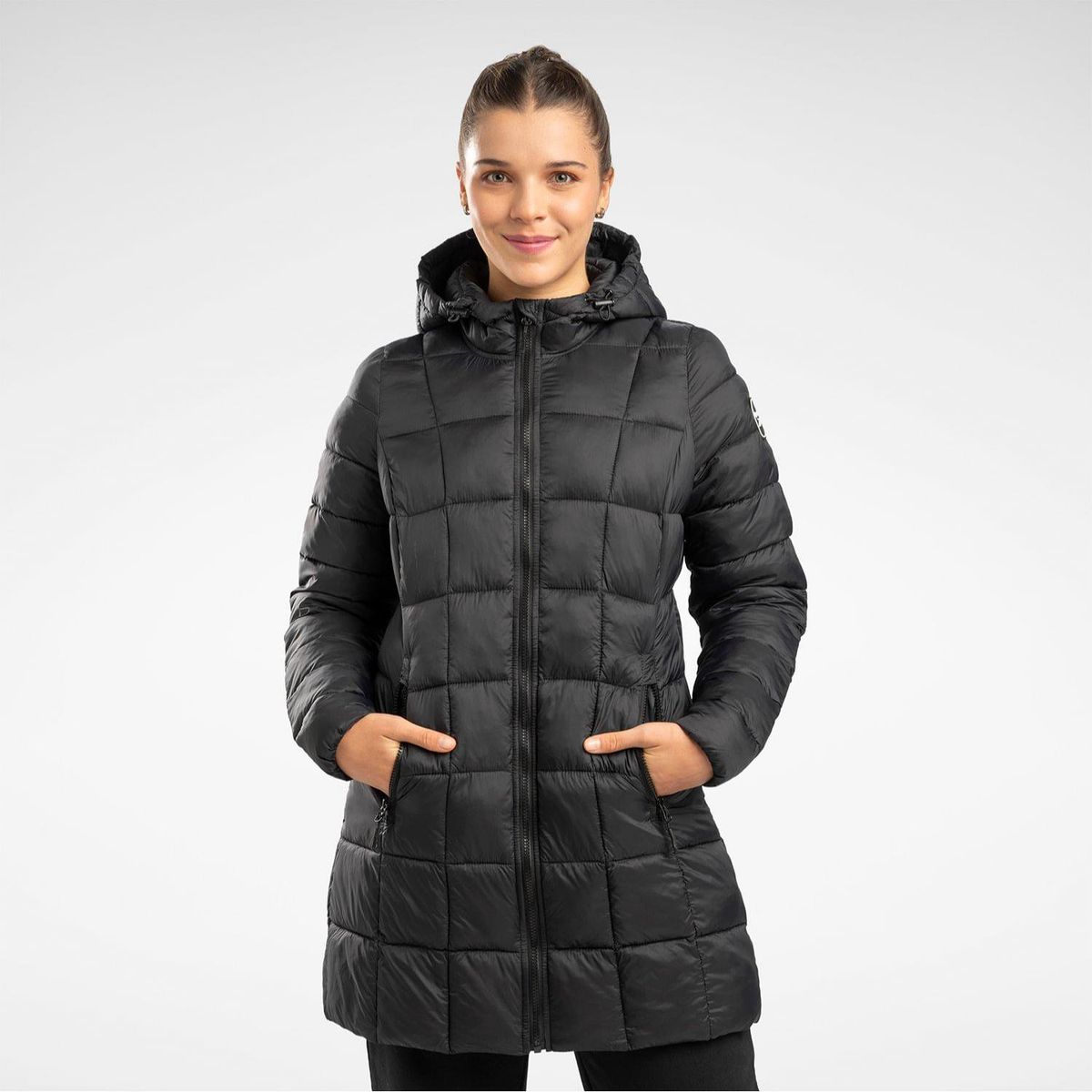 REEBOK - Casaca Larga Deportiva Mujer Reebk