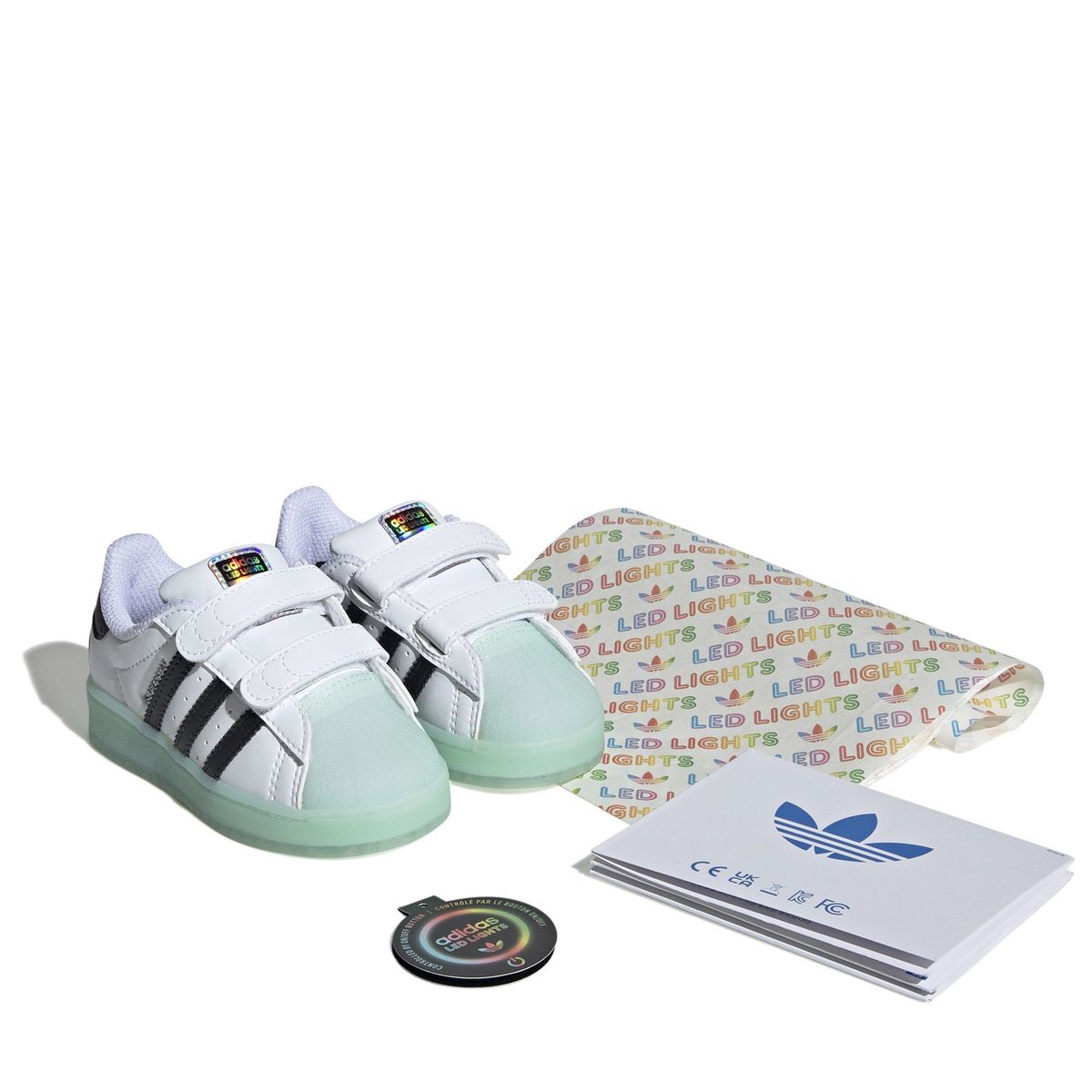 ADIDAS ORIGINALS - Zapatillas Urbanas Bebé Adidas Originals Superstar Con Luces Led