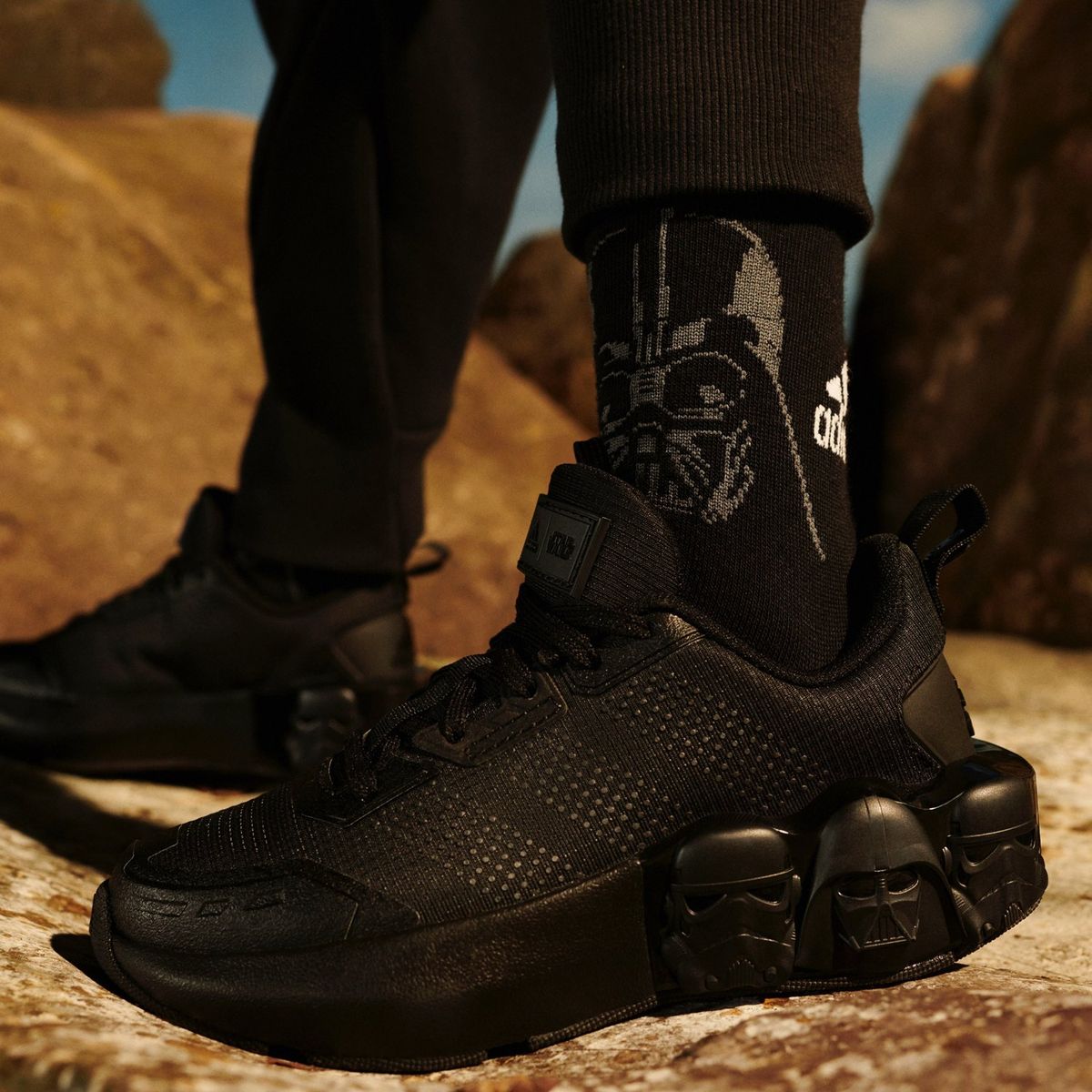 ADIDAS - Zapatillas Urbanas Niño Adidas X Star Wars Runner Negro