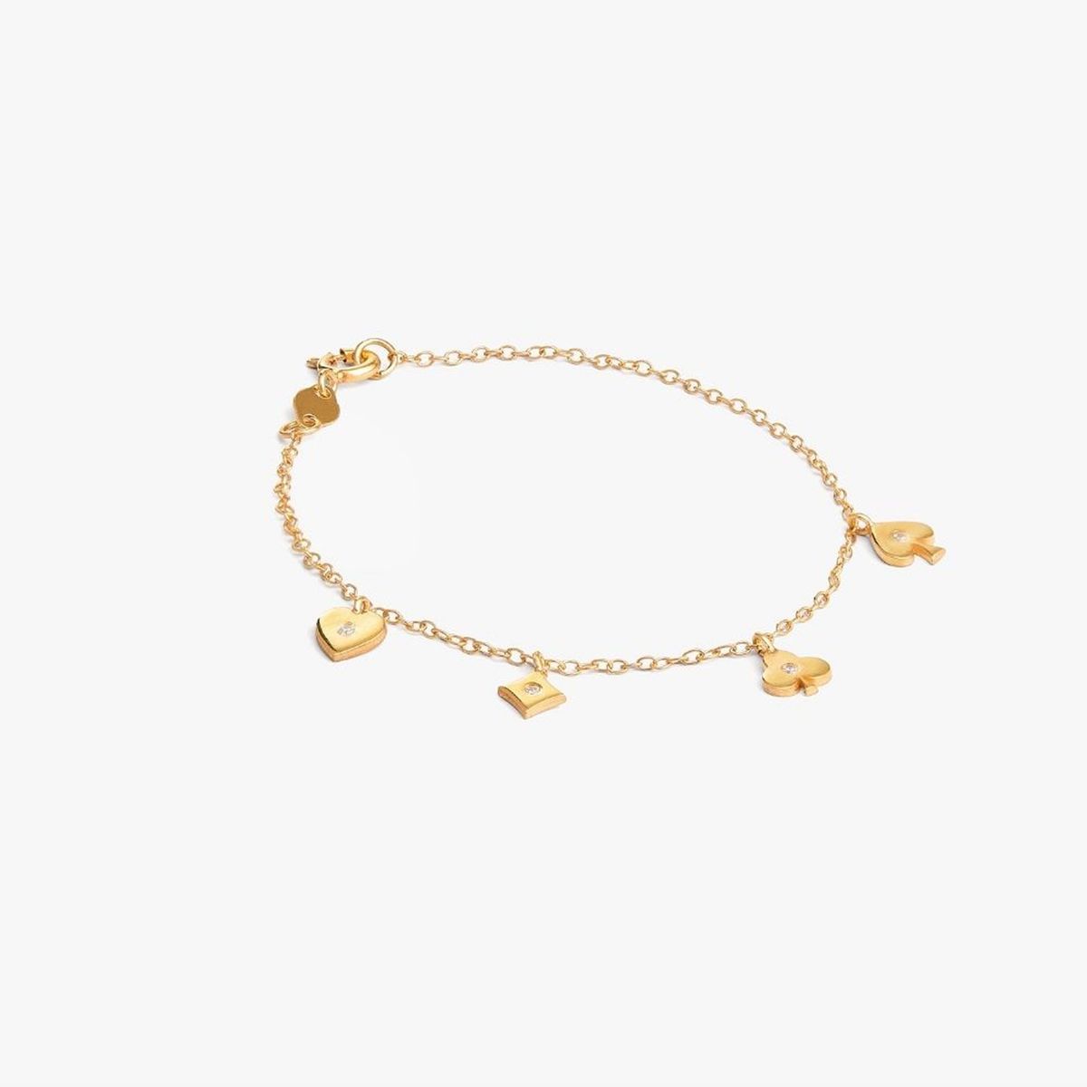 ADRIA - Pulsera Bet On Love Plata Amarillo