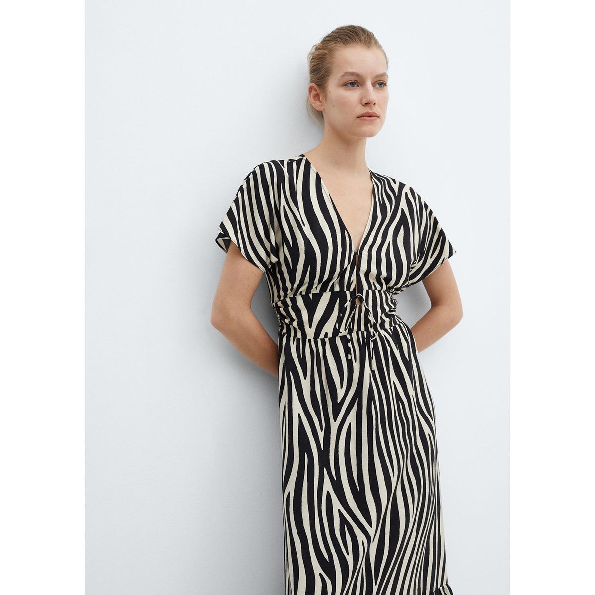 MANGO - Vestido Largo Mujer Mango