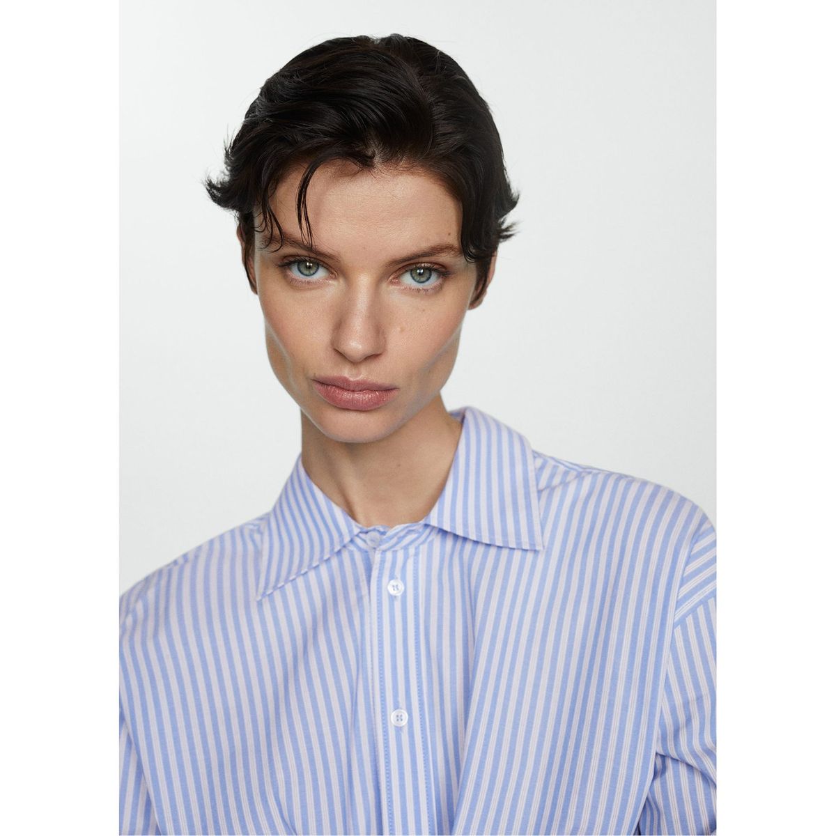 MANGO - Vestido Largo 100% Algodón Mujer Mango