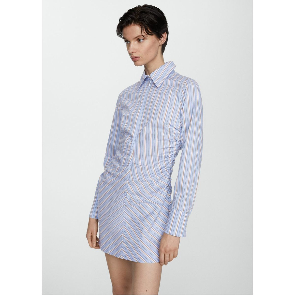 MANGO - Vestido Algodón Mujer Mango