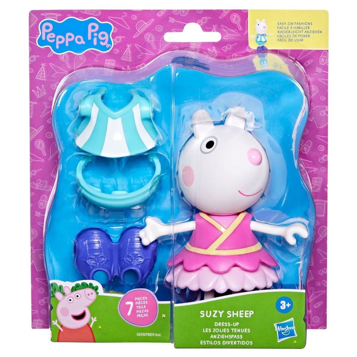 PEPPA PIG - Set Peppa Pig Peppa Y Sus Amigos Con Estilos Divertidos Surtido
