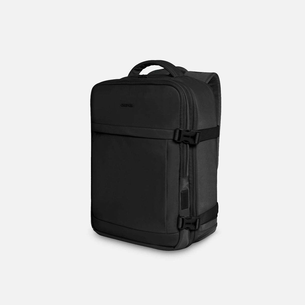 CREPIER - Mochila Viajera Grande Dallas Negro