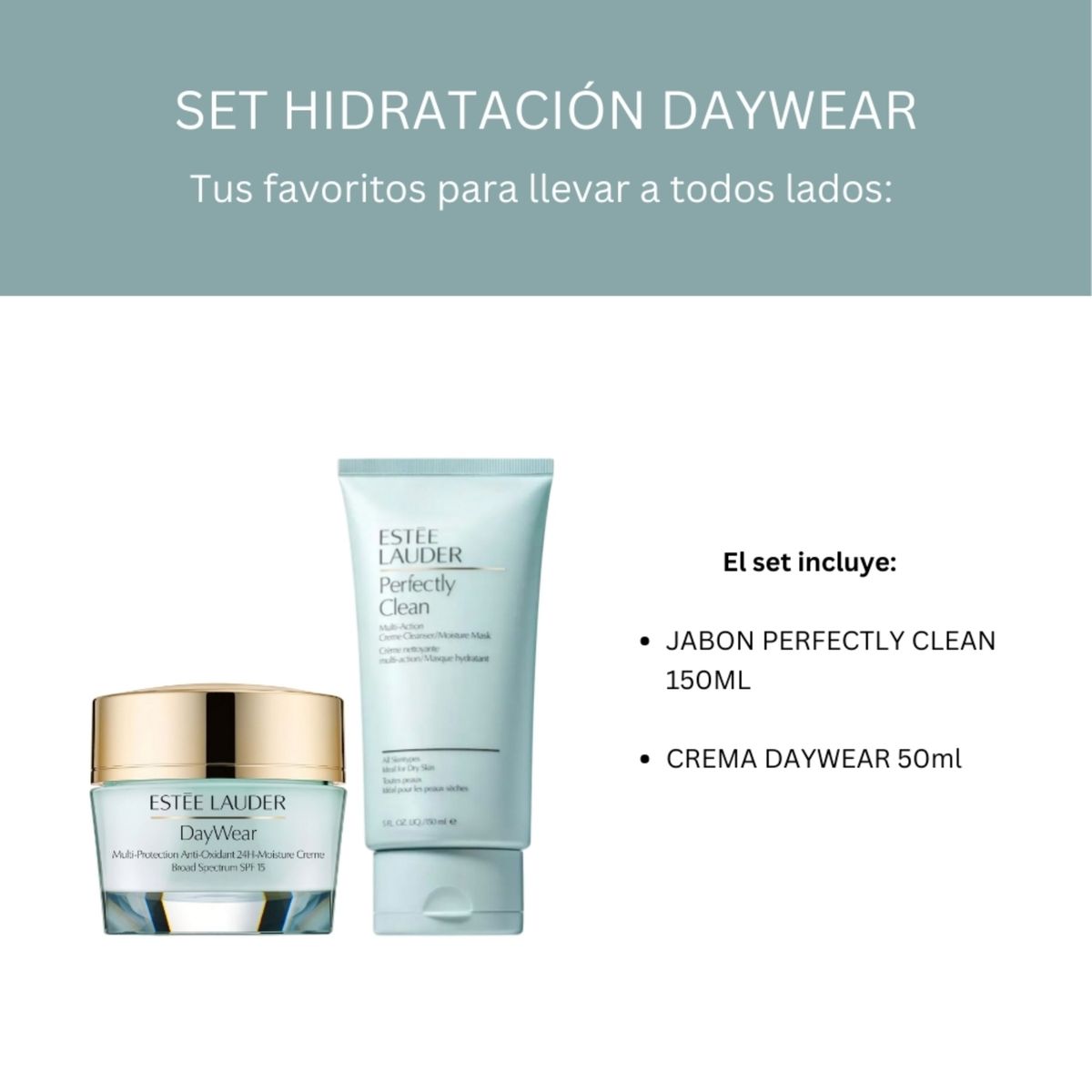 ESTEE LAUDER - Set Hidratación Daywear Estee Lauder