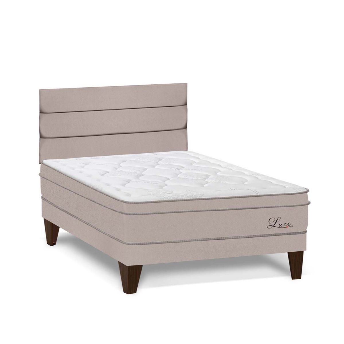 FORLI - Dormitorio Europeo Luce Pocket 2 Plz + 2 Almohadas + Protector Forli