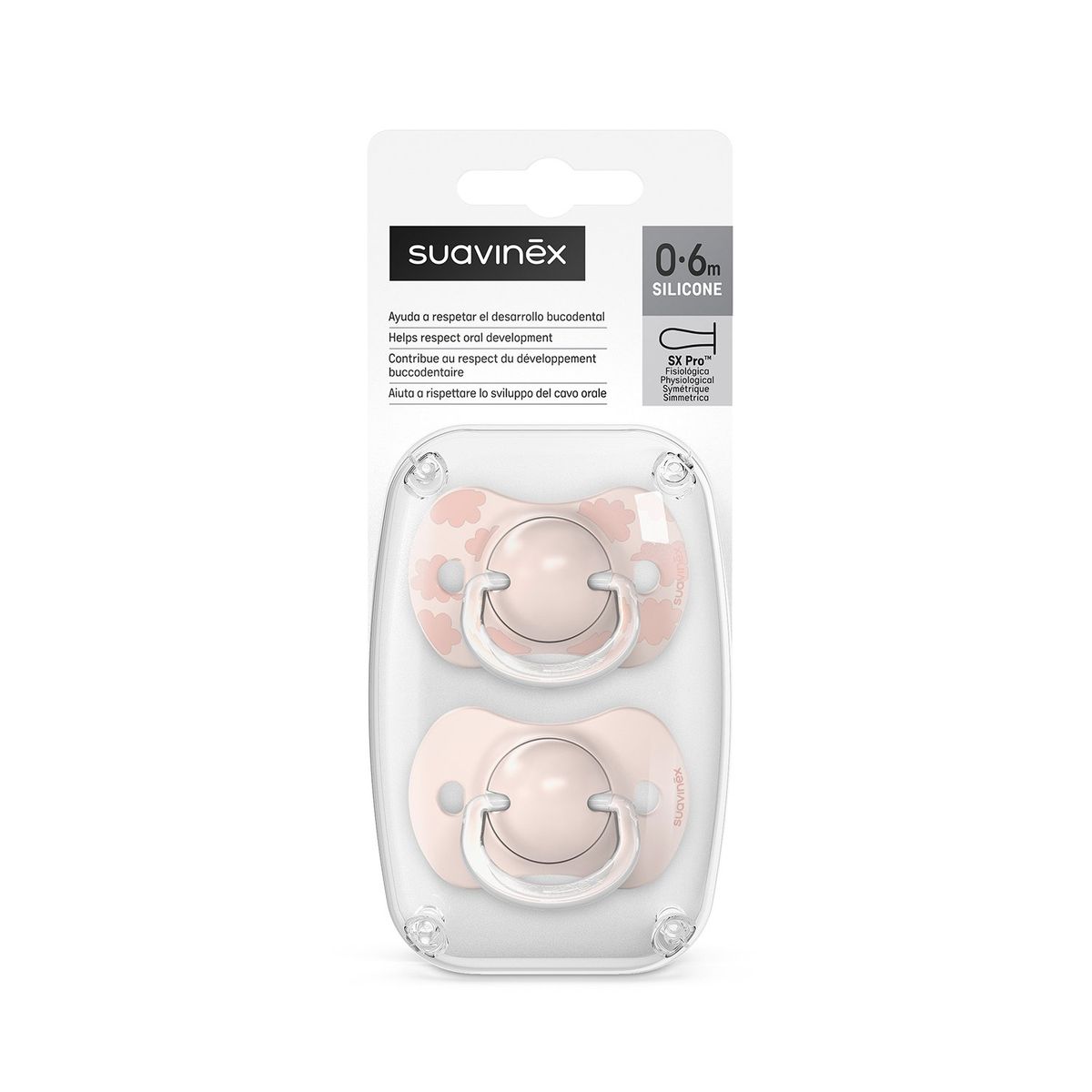 SUAVINEX - Pack X2 Chupón Con Tetina Fisiológica 0-6m Suavinex